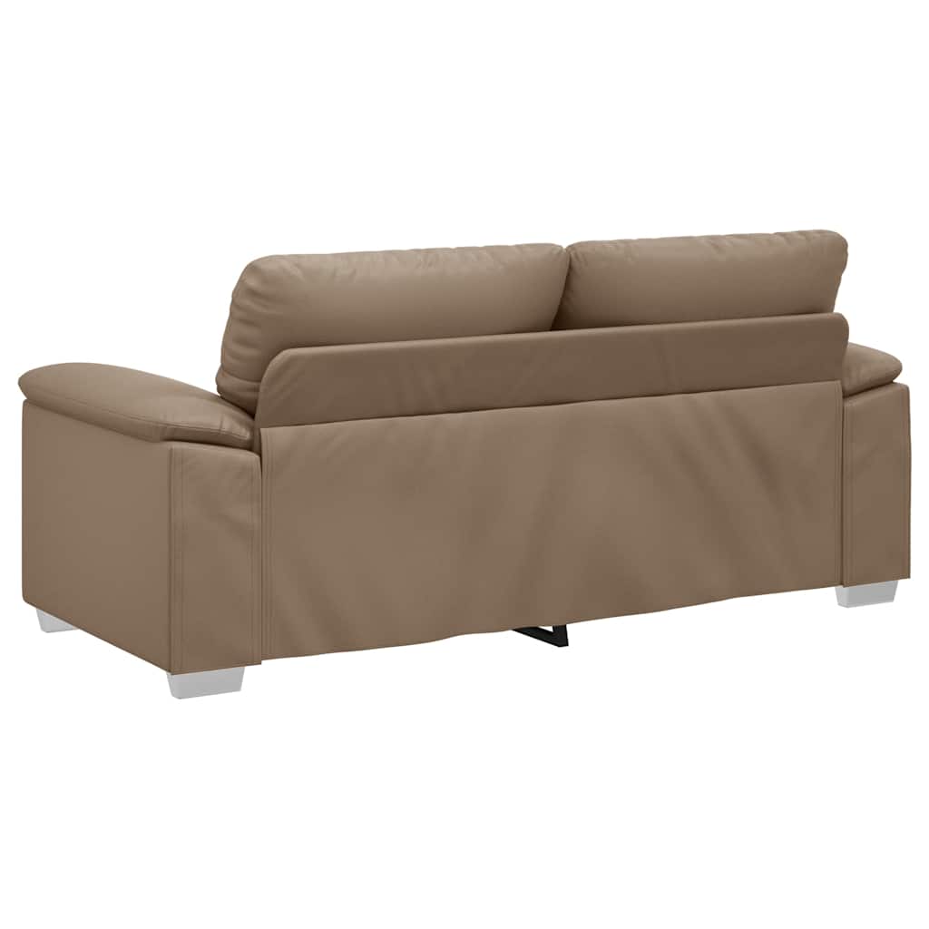 Διθέσιος Καναπές Cappuccino 180x81x84 εκ. από Συνθετικό Δέρμα