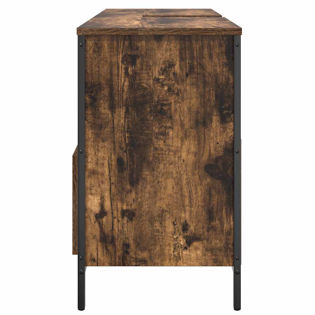 Ντουλάπι νιπτήρα μπάνιου με συρτάρια 90x34,5x60 εκ.
