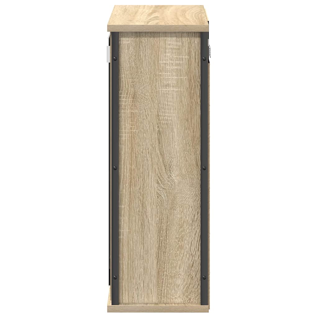Ντουλάπι Μπάνιου με Καθρέφτη Sonoma δρυς 50x21x60 εκ.