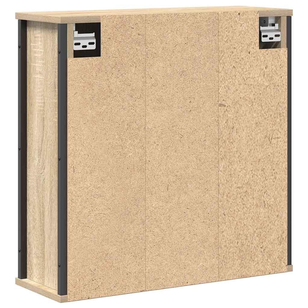 Ντουλάπι Μπάνιου με Καθρέφτη Sonoma δρυς 50x21x60 εκ.