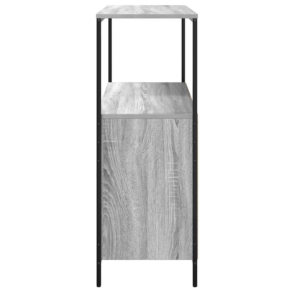 Ντουλάπι μπάνιου με ράφια Γκρι Sonoma 76,5x35x95 εκ.