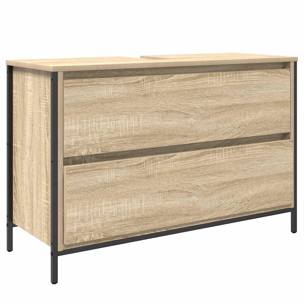 Σετ Επίπλων Μπάνιου 3 τμχ. Δρύς Sonoma 90 x 34,5 x 60 εκ