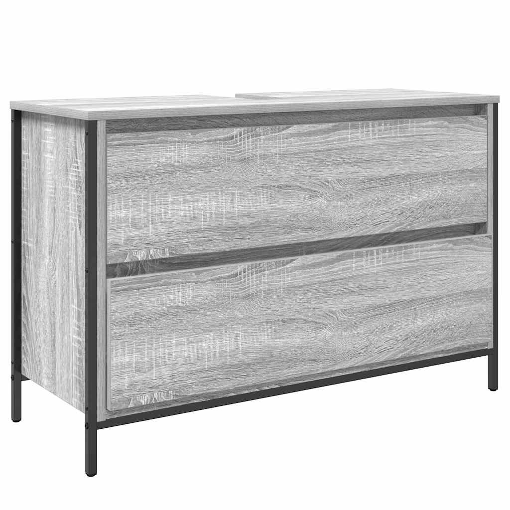 Σετ Επίπλων Μπάνιου 3 τμχ. Γκρίζο Σονομα 90 x 34,5 x 60 εκ