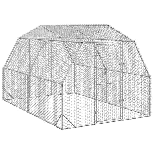 Chicken Run 2,5x4x2,25 m Γαλβανισμένος χάλυβας