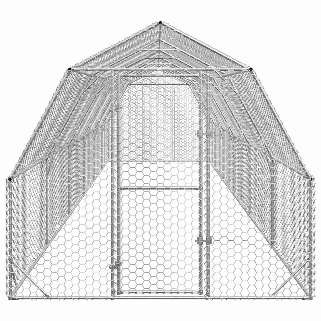 Τρέξιμο για κοτόπουλα 2,5x12x2,25 μ. από Γαλβ. Χάλυβα