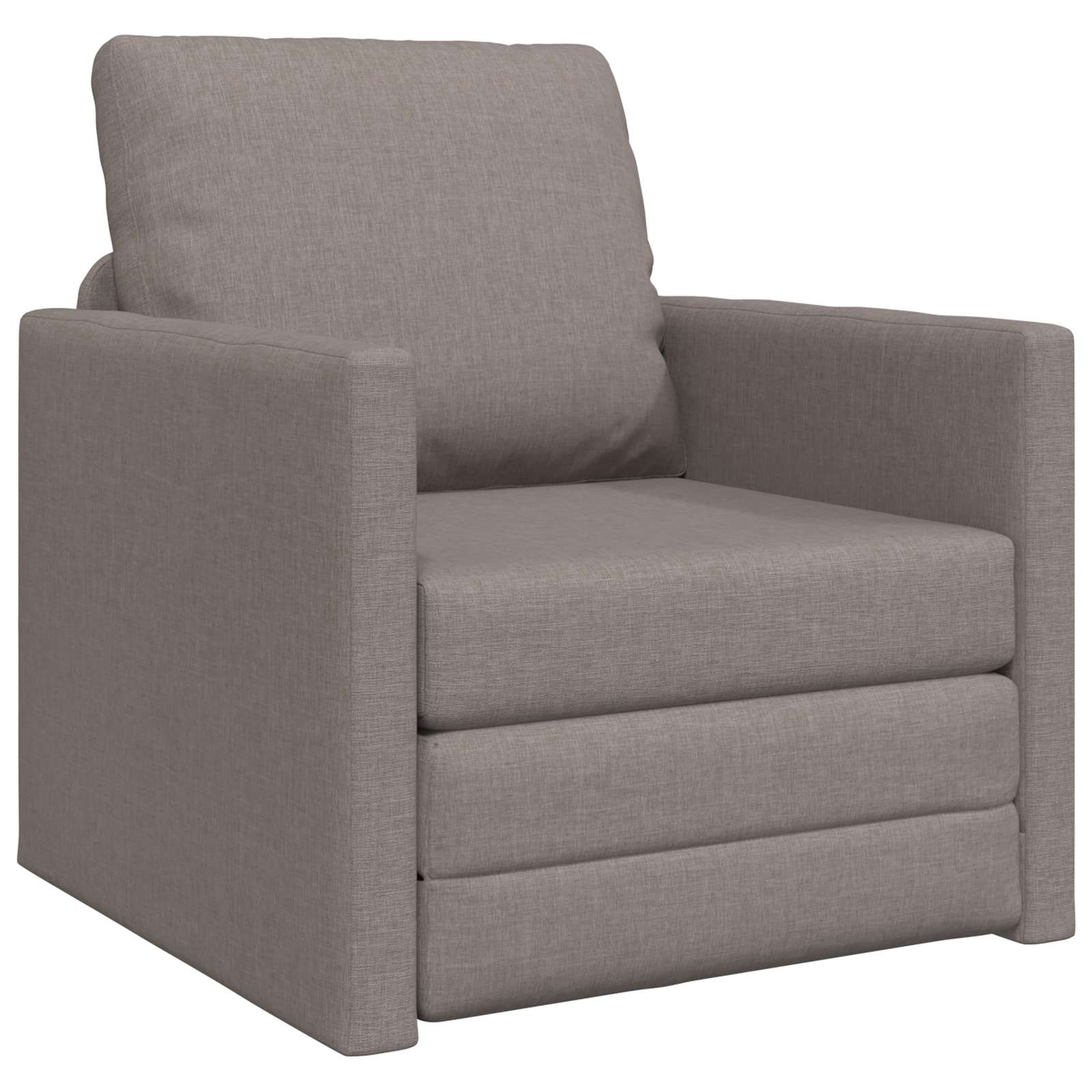 Κρεβάτι καναπές Taupe 74 x 77 x 81 εκ. ύφασμα