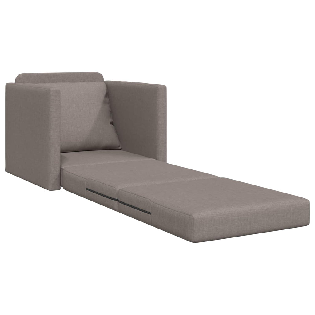 Κρεβάτι καναπές Taupe 74 x 77 x 81 εκ. ύφασμα