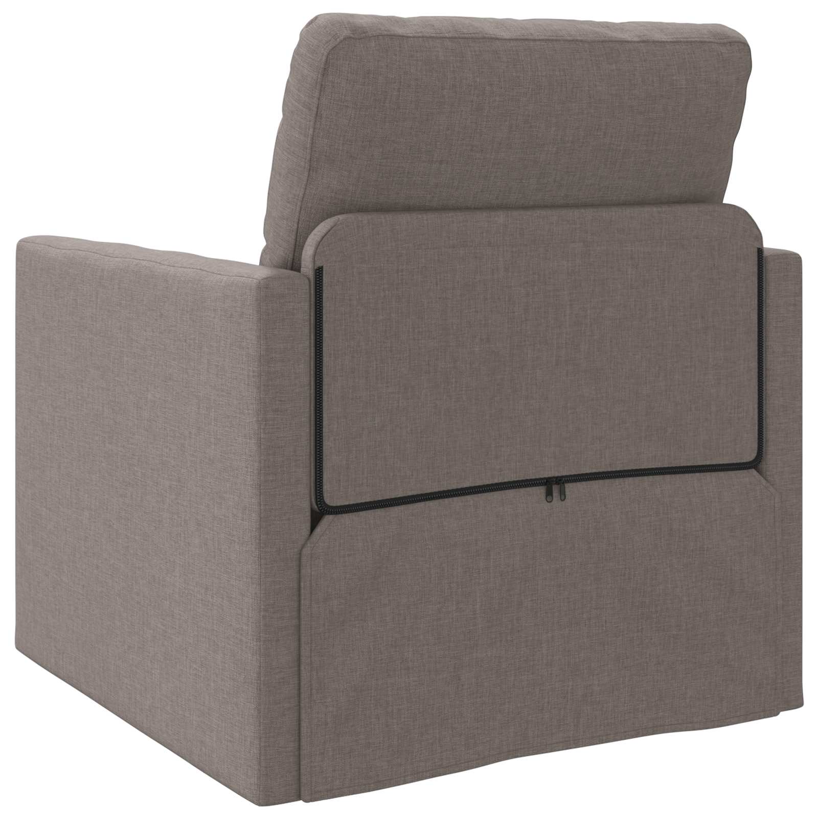 Κρεβάτι καναπές Taupe 74 x 77 x 81 εκ. ύφασμα