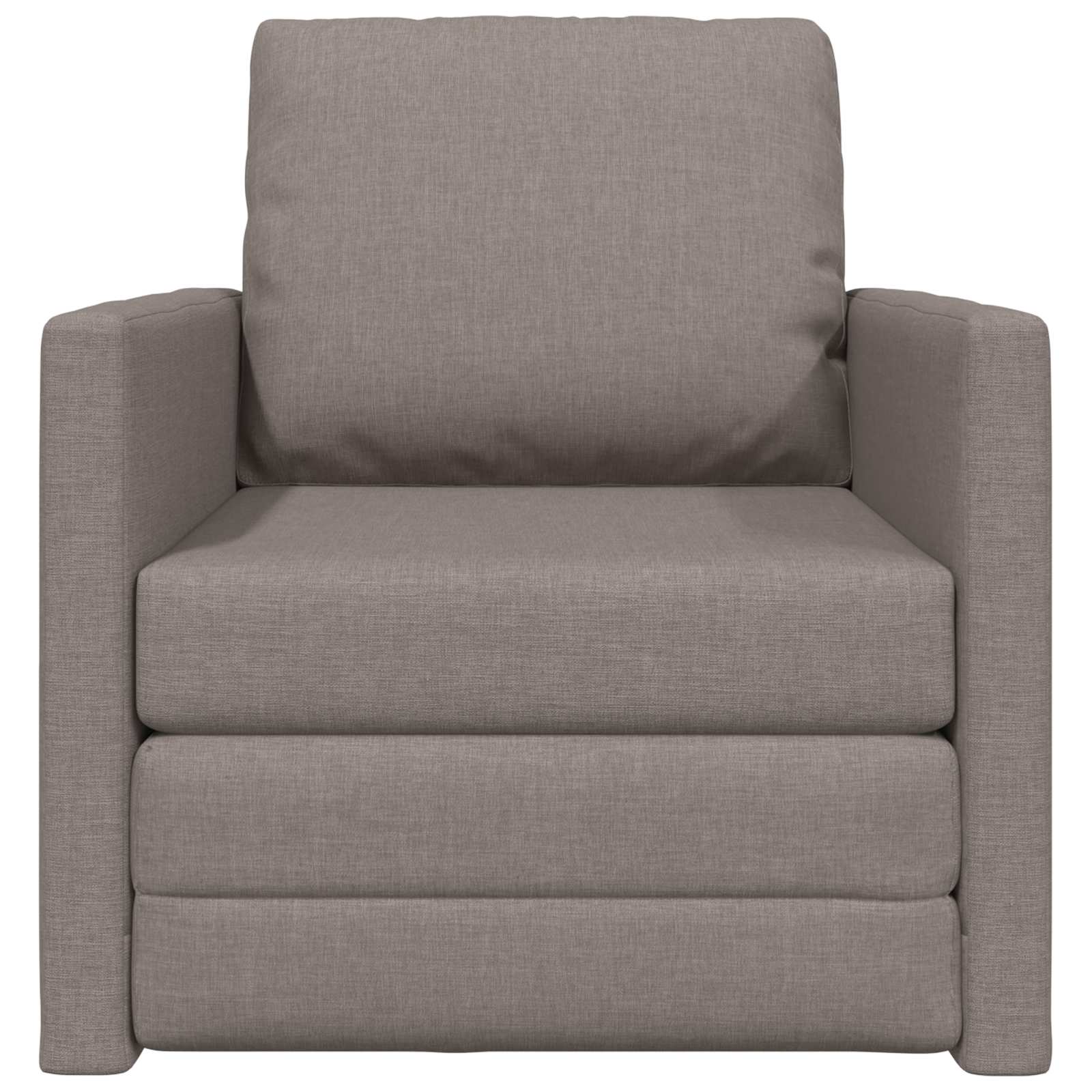Κρεβάτι καναπές Taupe 74 x 77 x 81 εκ. ύφασμα