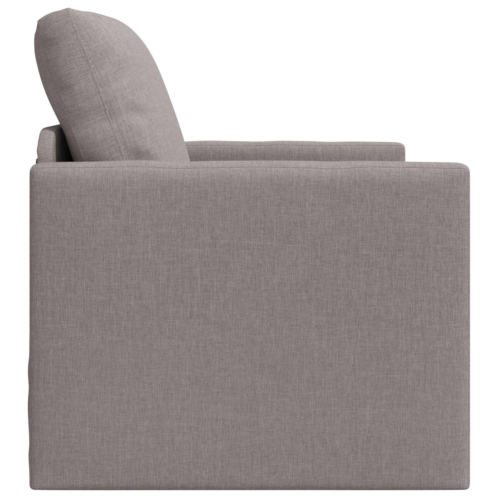 Κρεβάτι καναπές Taupe 74 x 77 x 81 εκ. ύφασμα