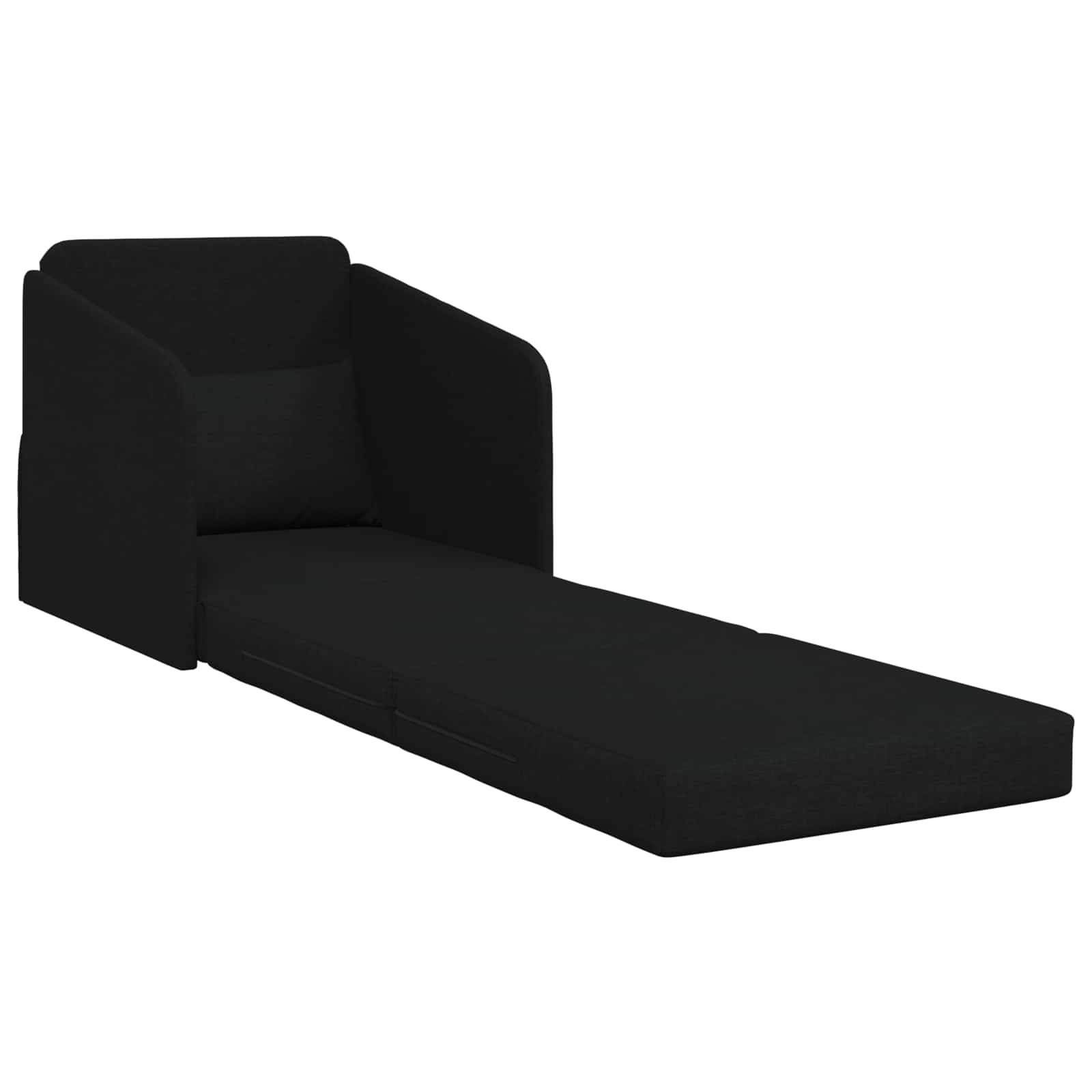 Κρεβάτι καναπές Μαύρο 65 x 80 x 83 εκ. ύφασμα