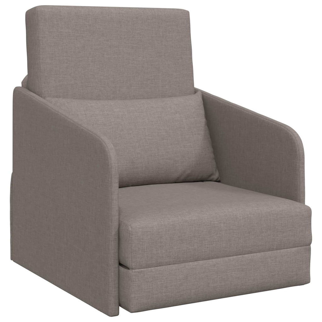 Κρεβάτι καναπές Taupe 65 x 80 x 83 εκ. ύφασμα