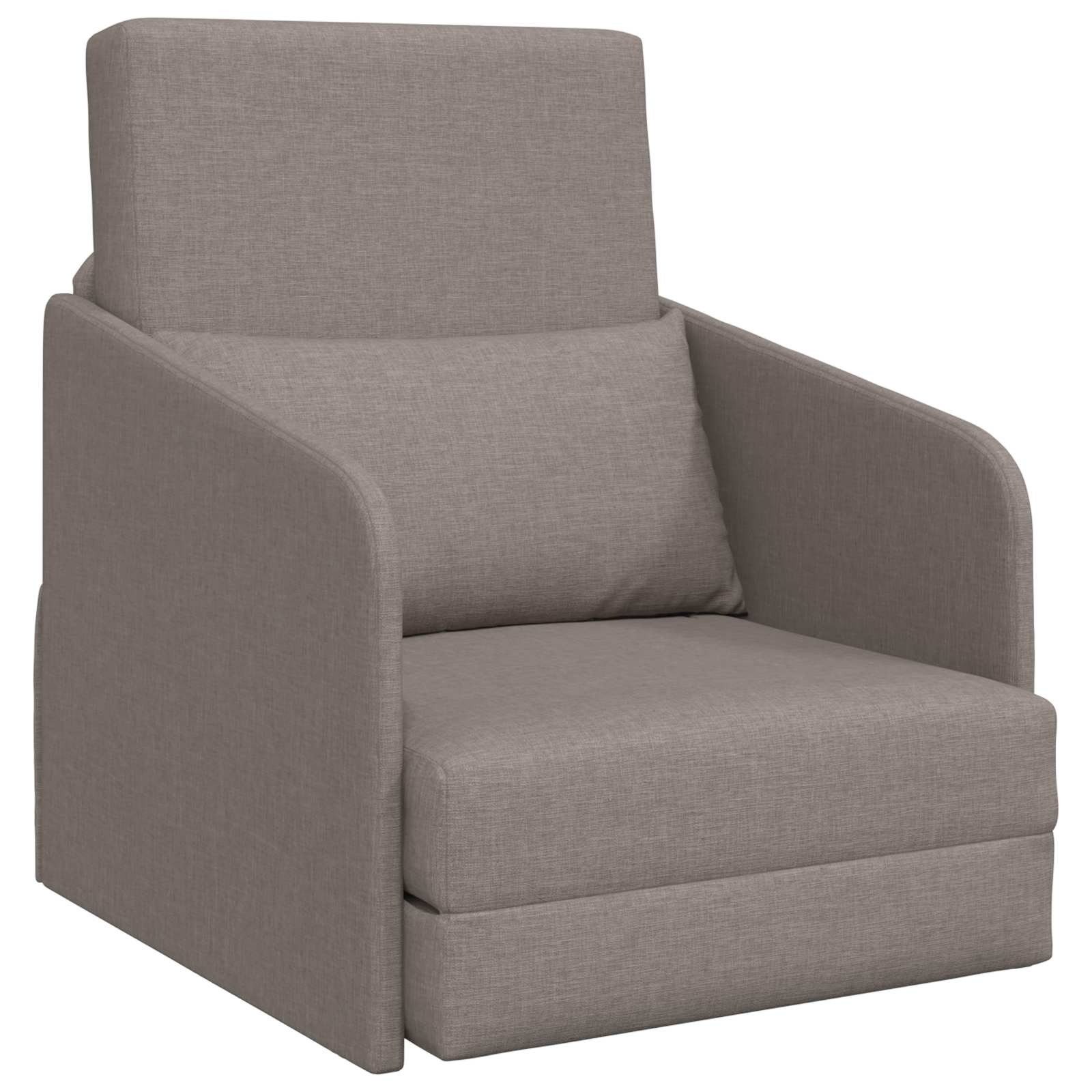 Κρεβάτι καναπές Taupe 65 x 80 x 83 εκ. ύφασμα