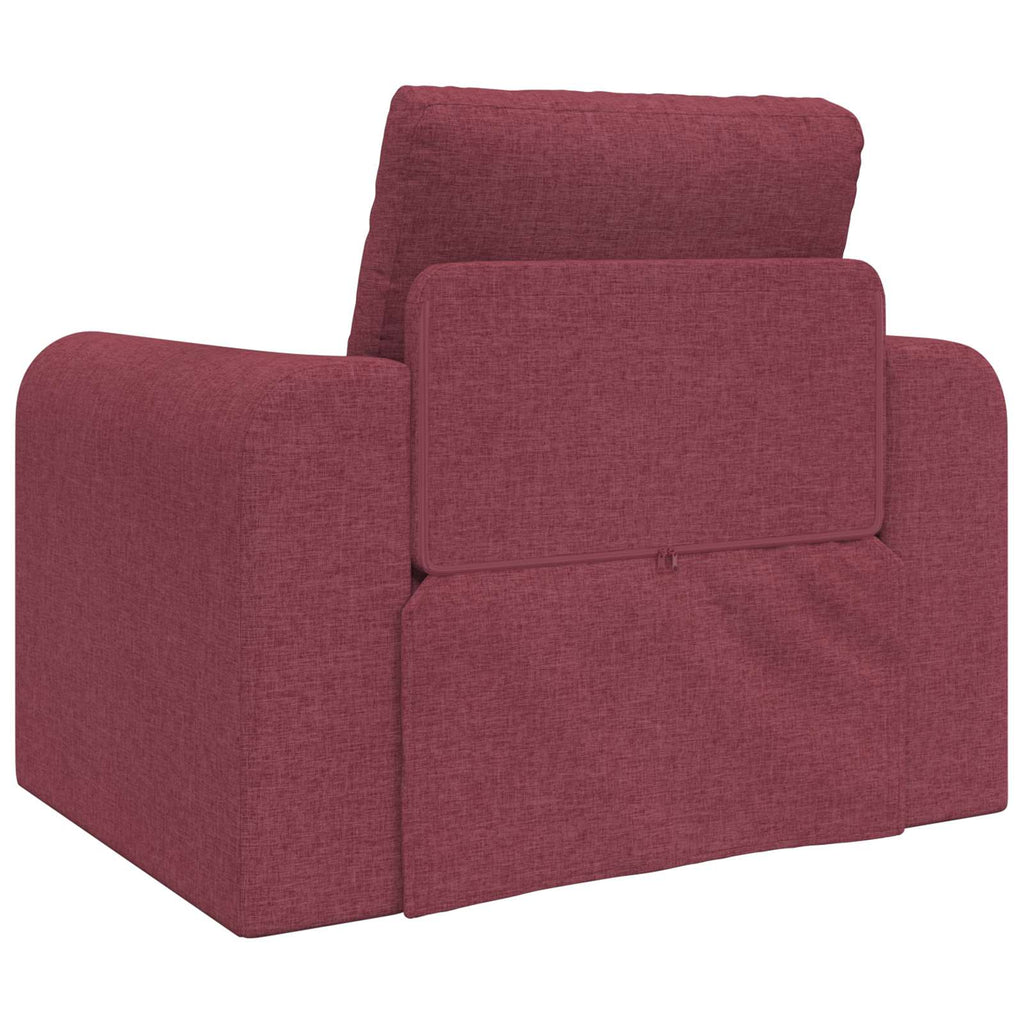 Κρεβάτι καναπές Κόκκινο 98 x 71 x 83 εκ. ύφασμα