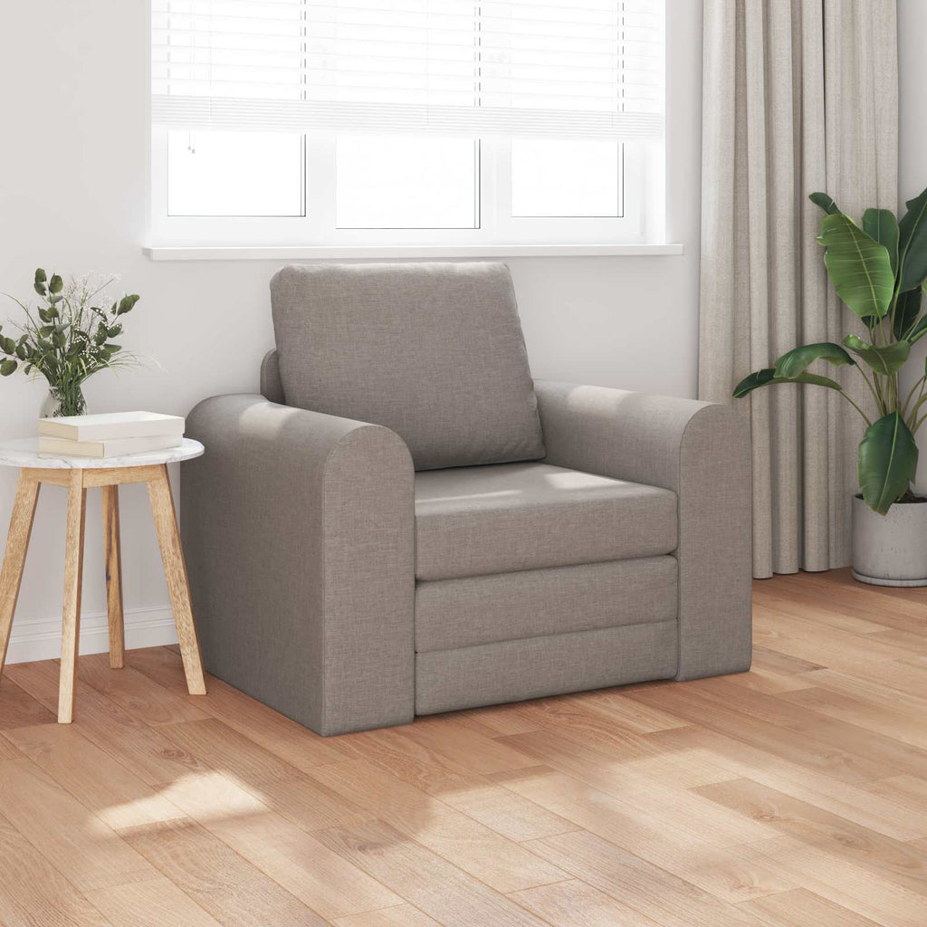 Κρεβάτι καναπές Taupe 98 x 71 x 83 εκ. ύφασμα