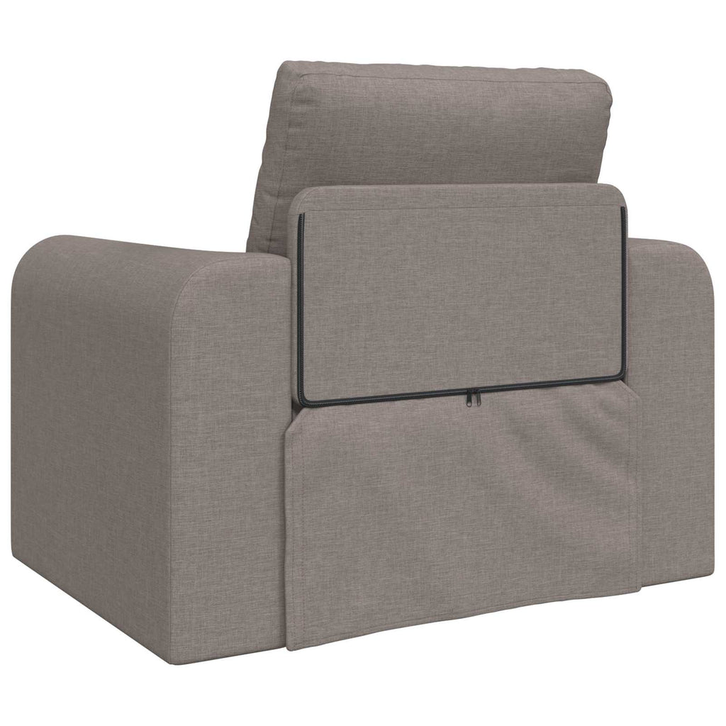 Κρεβάτι καναπές Taupe 98 x 71 x 83 εκ. ύφασμα
