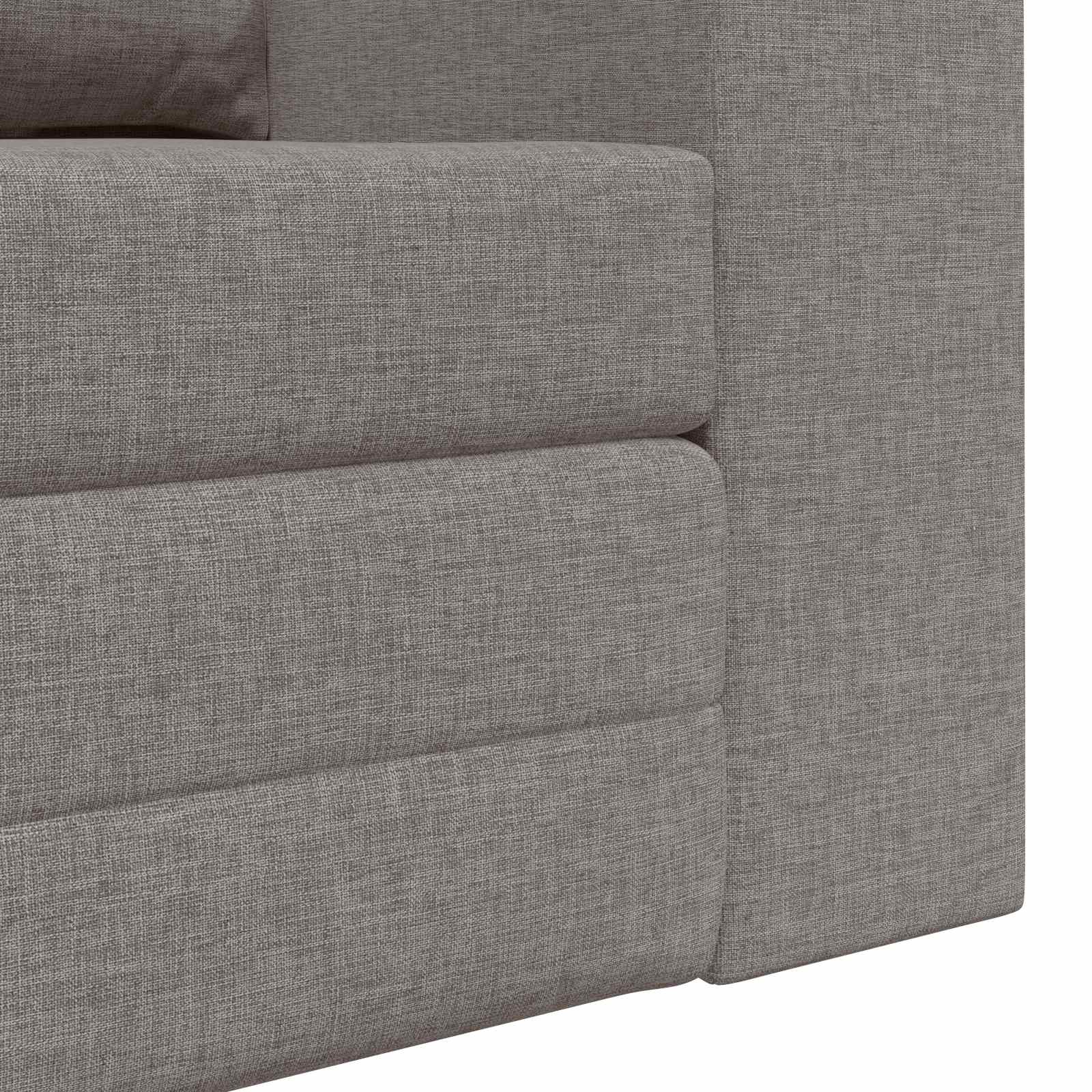 Κρεβάτι καναπές Taupe 148 x 71 x 83 εκ. ύφασμα