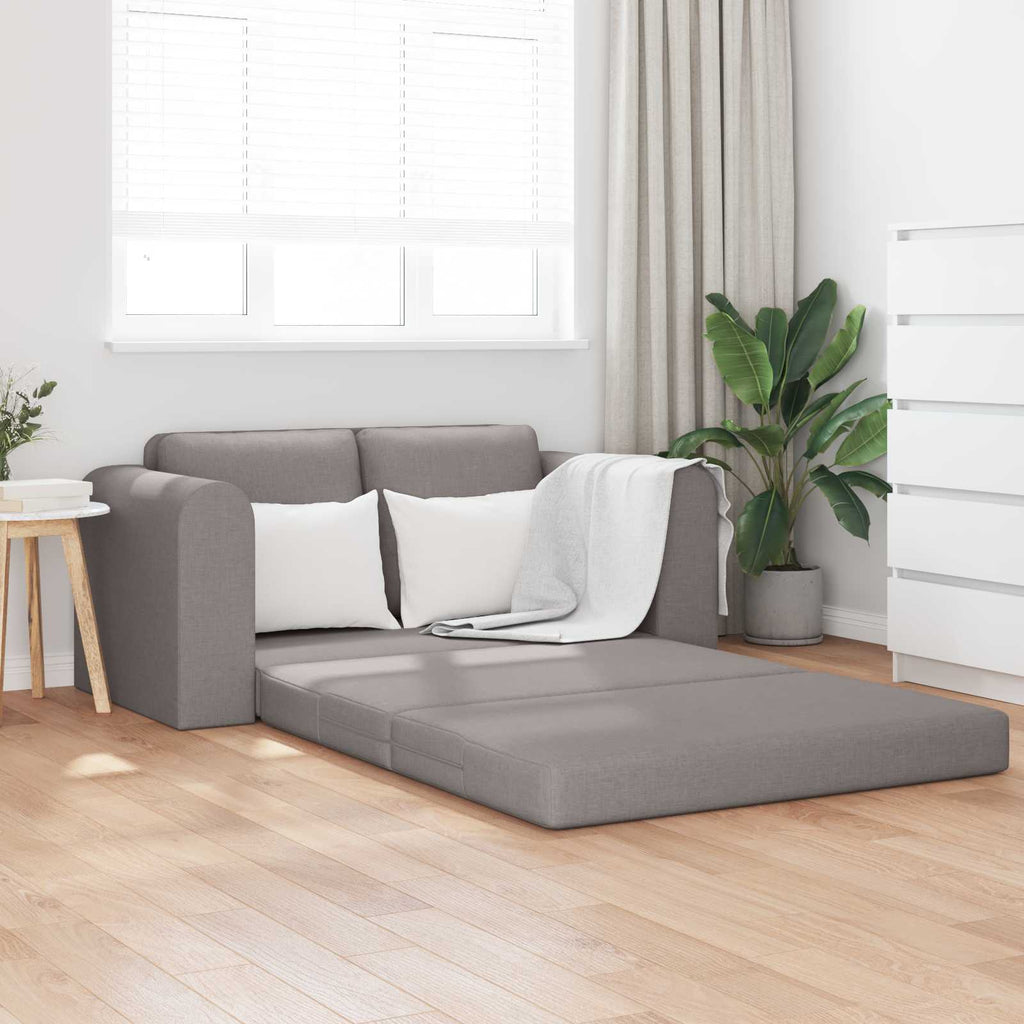 Κρεβάτι καναπές Taupe 148 x 71 x 83 εκ. ύφασμα