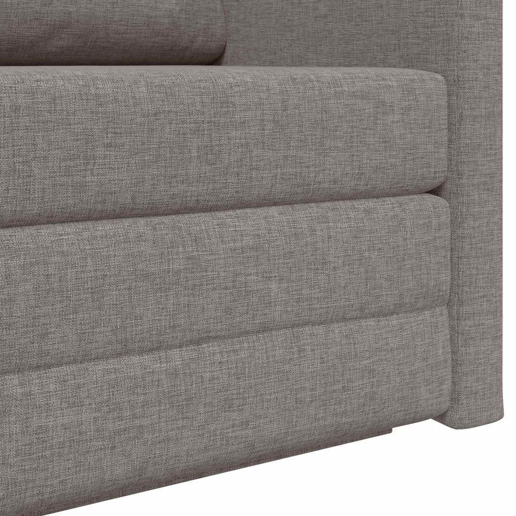 Κρεβάτι καναπές Taupe 124 x 71 x 78 εκ ύφασμα
