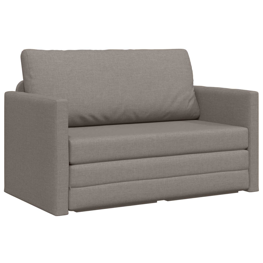Κρεβάτι καναπές Taupe 124 x 71 x 78 εκ ύφασμα