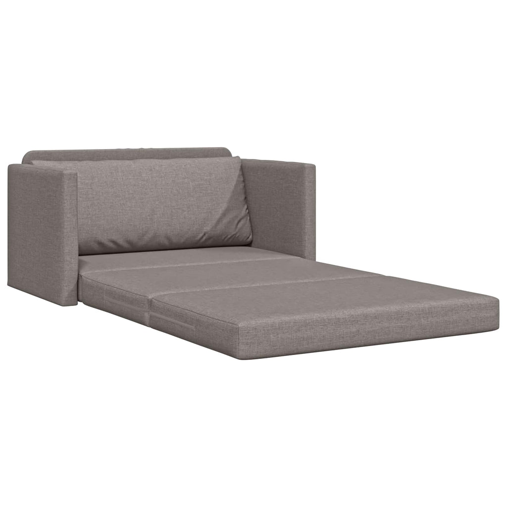 Κρεβάτι καναπές Taupe 124 x 71 x 78 εκ ύφασμα