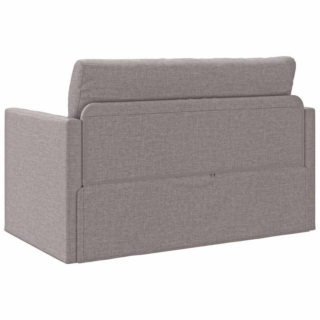 Κρεβάτι καναπές Taupe 124 x 71 x 78 εκ ύφασμα