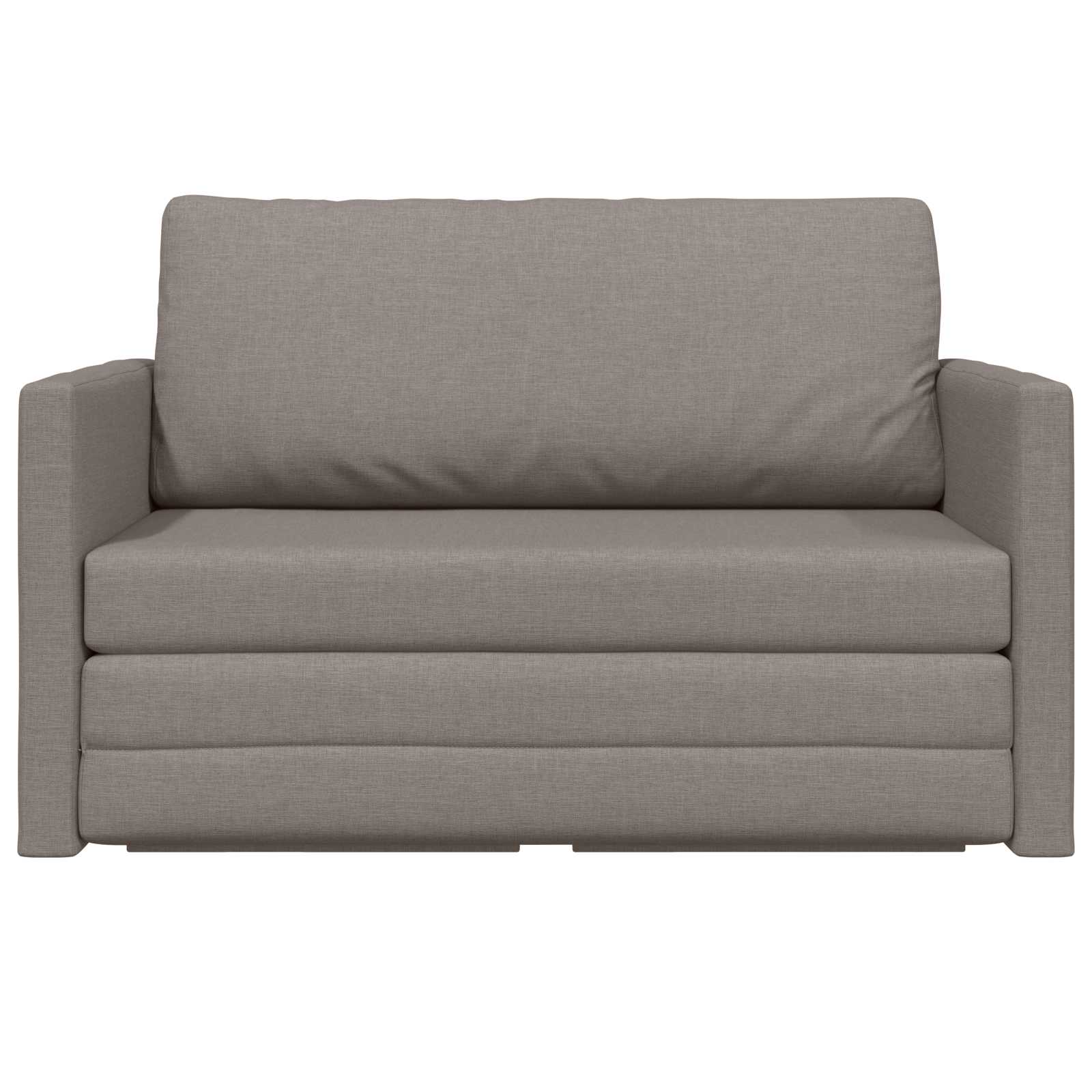 Κρεβάτι καναπές Taupe 124 x 71 x 78 εκ ύφασμα
