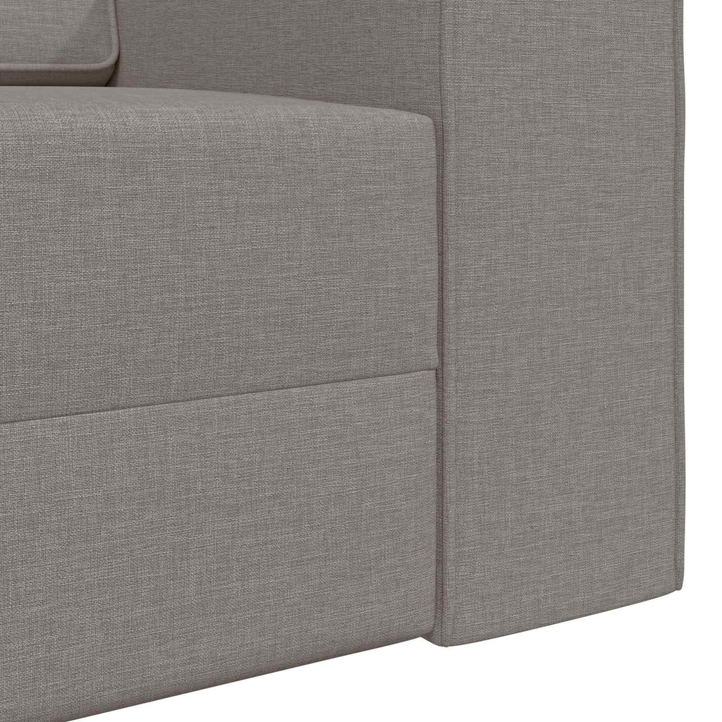 Κρεβάτι καναπές Taupe 245 x 78 x 77 εκ. ύφασμα
