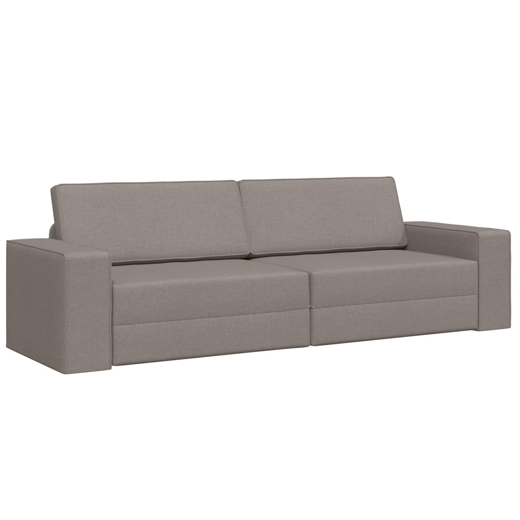 Κρεβάτι καναπές Taupe 245 x 78 x 77 εκ. ύφασμα