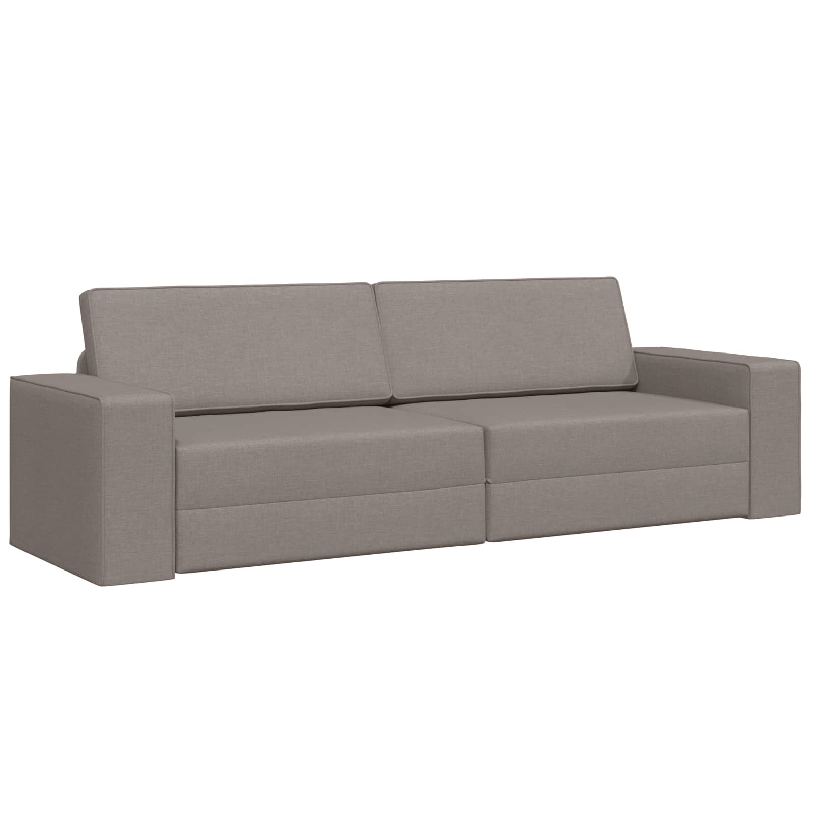 Κρεβάτι καναπές Taupe 245 x 78 x 77 εκ. ύφασμα