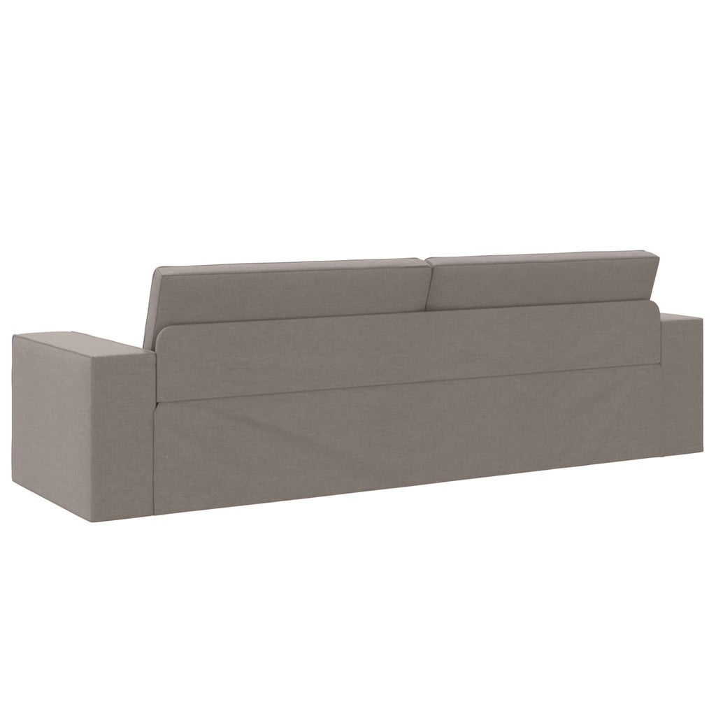 Κρεβάτι καναπές Taupe 245 x 78 x 77 εκ. ύφασμα