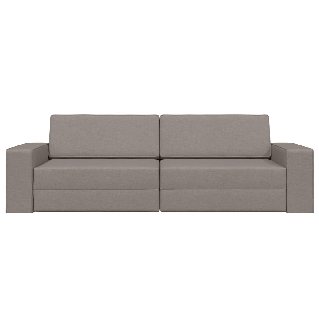 Κρεβάτι καναπές Taupe 245 x 78 x 77 εκ. ύφασμα