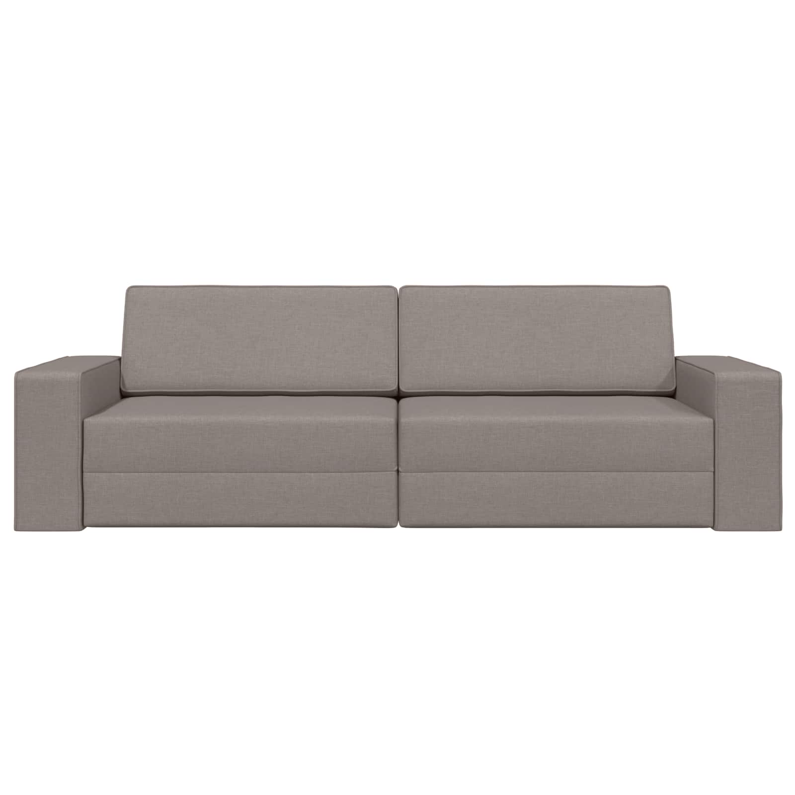 Κρεβάτι καναπές Taupe 245 x 78 x 77 εκ. ύφασμα
