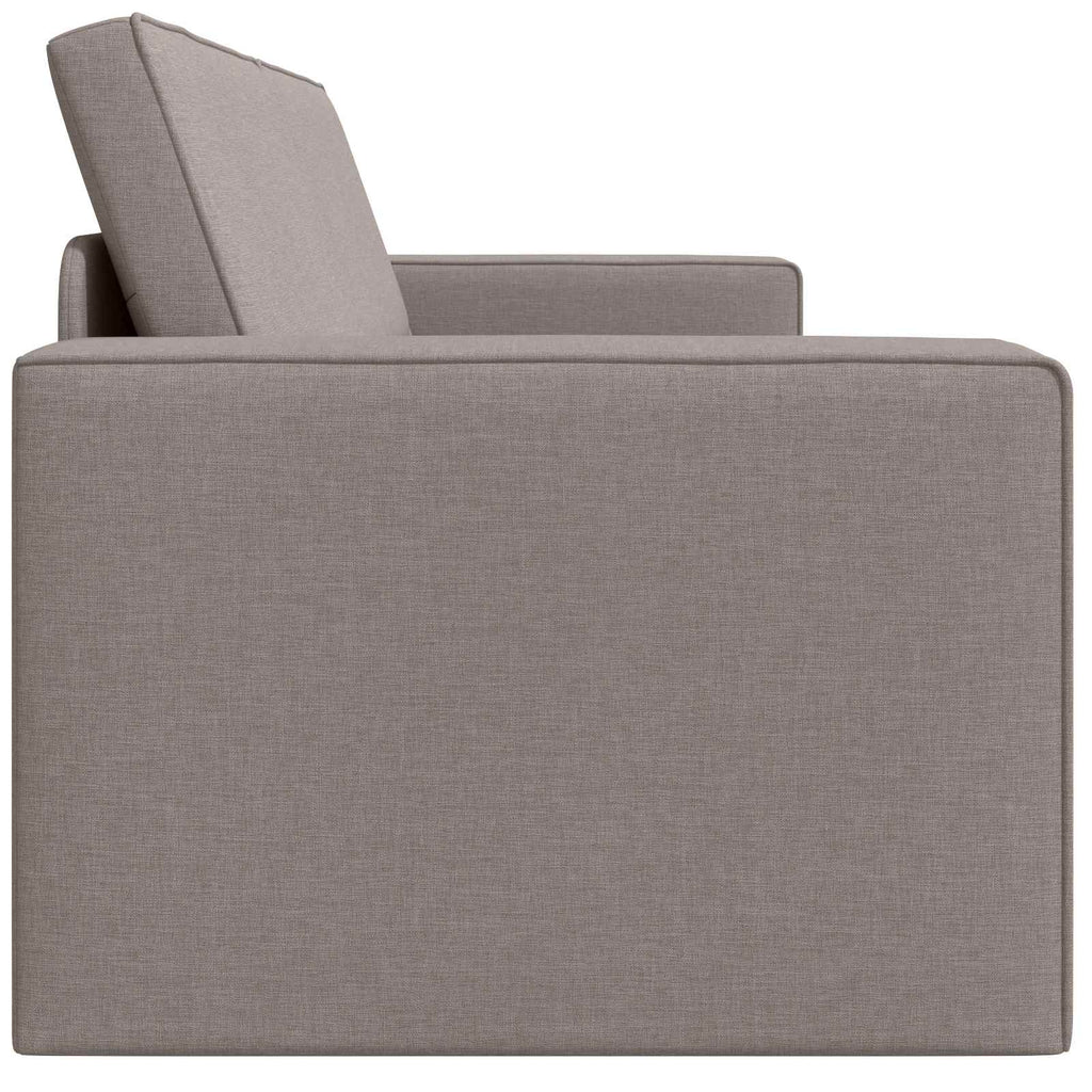 Κρεβάτι καναπές Taupe 245 x 78 x 77 εκ. ύφασμα