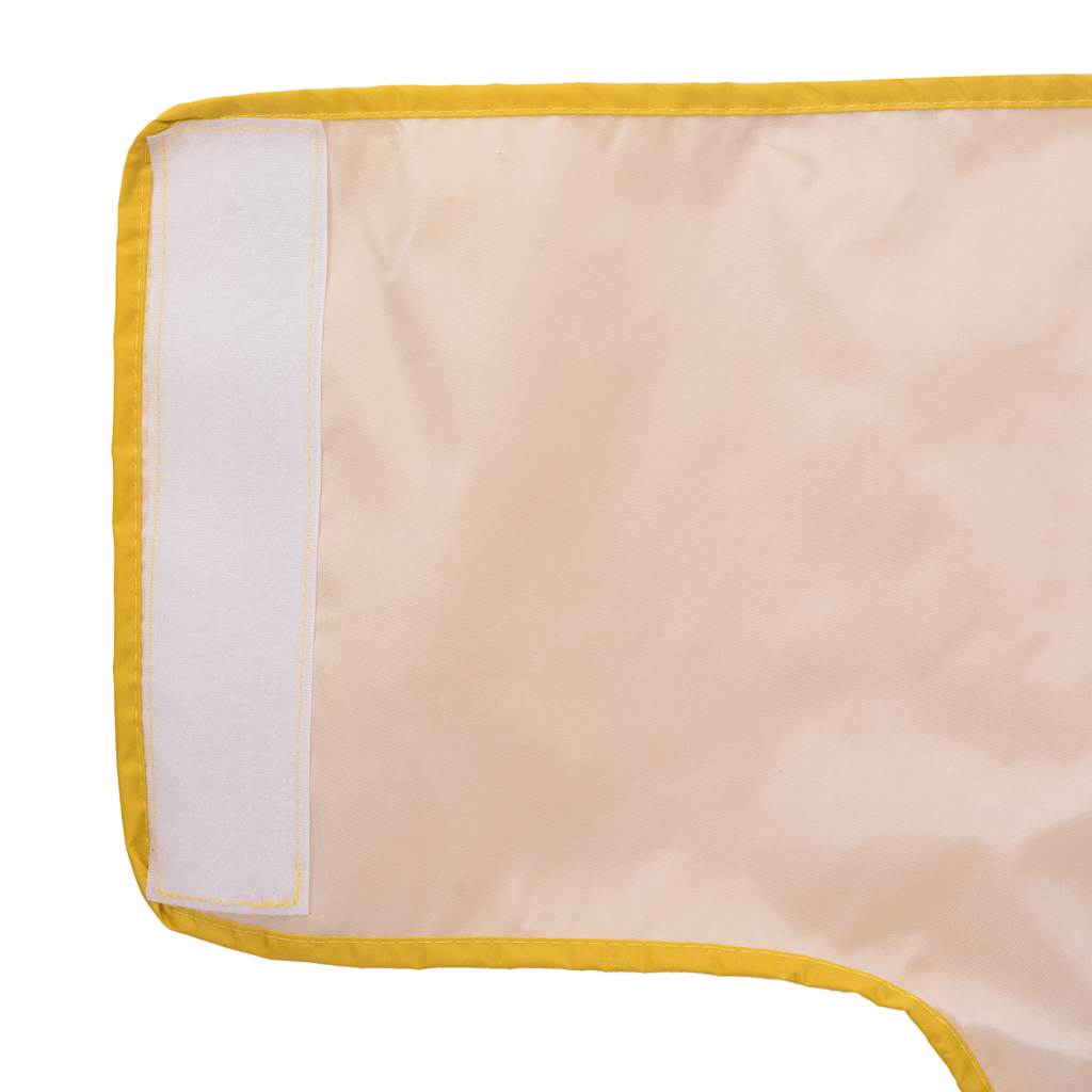 Αδιάβροχο για Σκύλους με Ανακλαστικές Λωρίδες Κίτρινο Πολυεστερικό 4XL