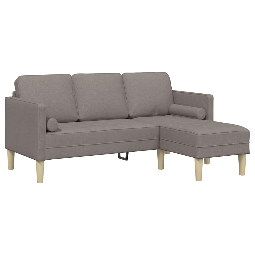 Σετ Καναπέ Taupe 173 x 131 x 67 εκ Πολυεστέρας