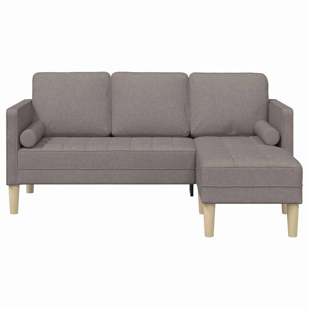 Σετ Καναπέ Taupe 173 x 131 x 67 εκ Πολυεστέρας