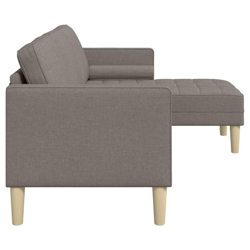 Σετ Καναπέ Taupe 173 x 131 x 67 εκ Πολυεστέρας