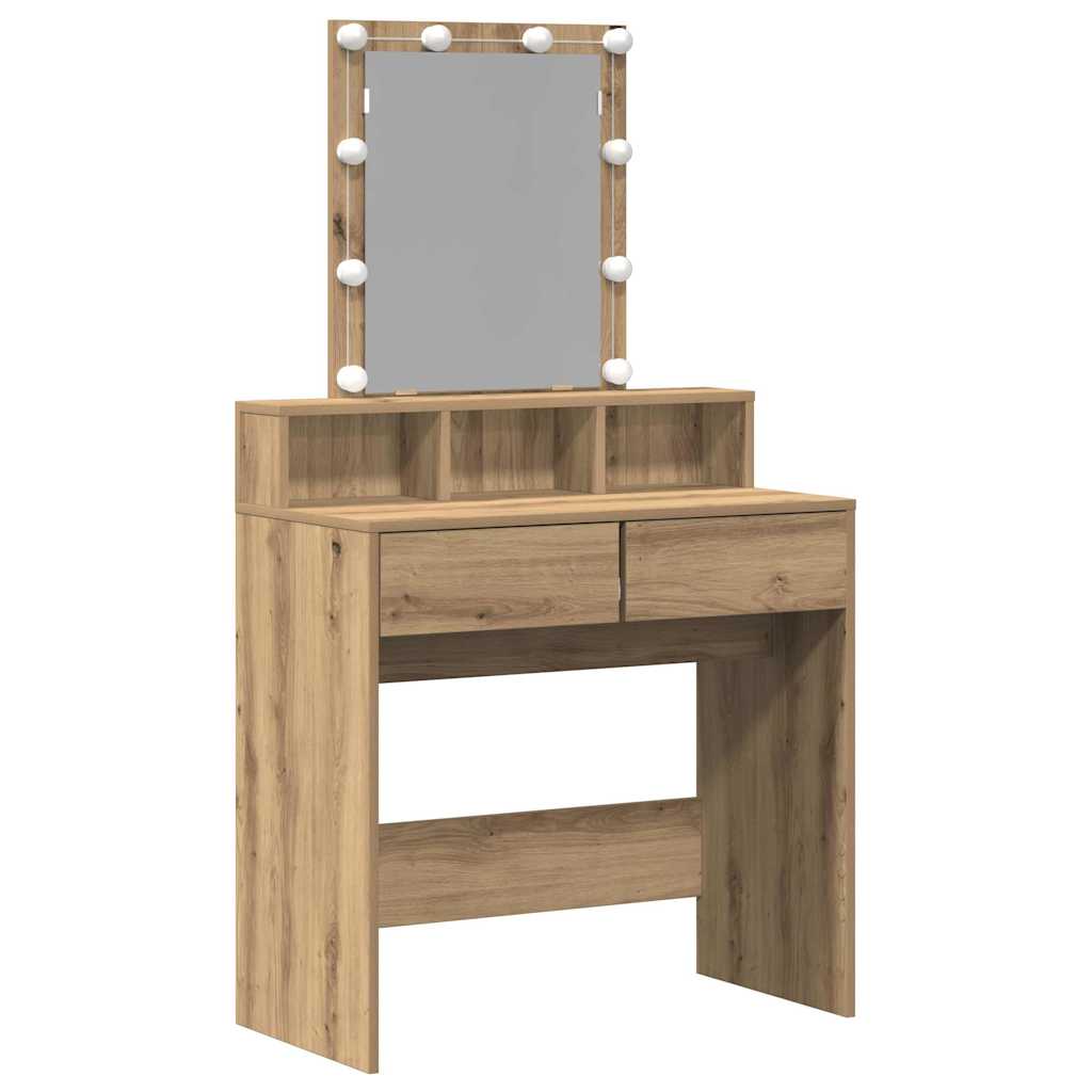 Κομμωτήριο artisan δρυς 80 x 41 x 144.5 εκ Επεξεργασμένο Ξύλο