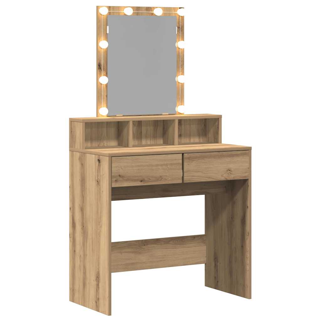 Κομμωτήριο artisan δρυς 80 x 41 x 144.5 εκ Επεξεργασμένο Ξύλο