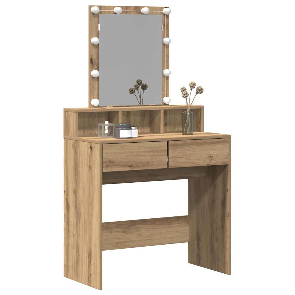 Κομμωτήριο artisan δρυς 80 x 41 x 144.5 εκ Επεξεργασμένο Ξύλο