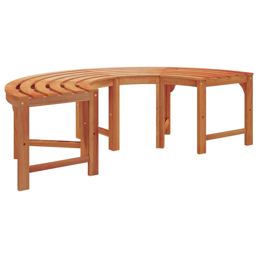 Παγκάκι Δέντρου 8 -Seater 2 τμχ. 160 x 80 x 45cm Φυσικό