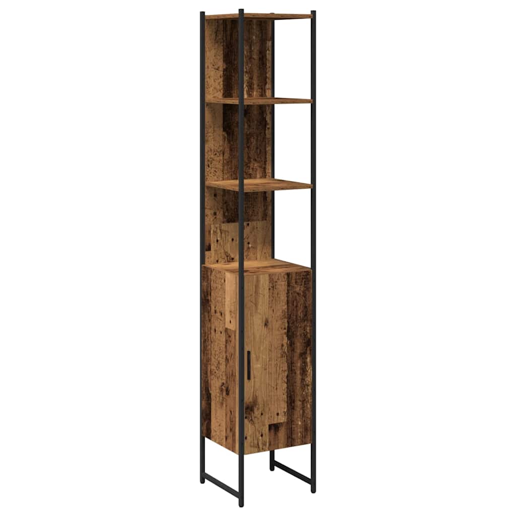 Μονάδες Νιπτήρα Μπάνιου 3 τμχ. Καφέ 33 x 33 x 185,5 εκ