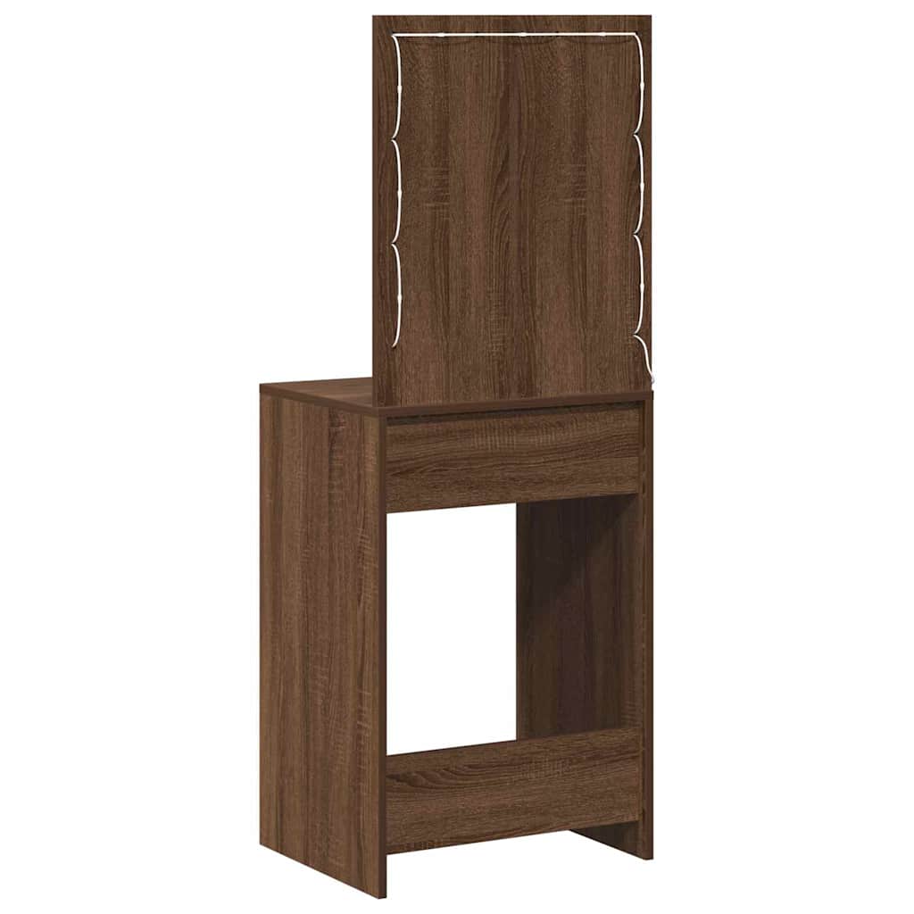 Τραπέζι περιποίησης Καφέ δρυς 50 x 41 x 135 εκ