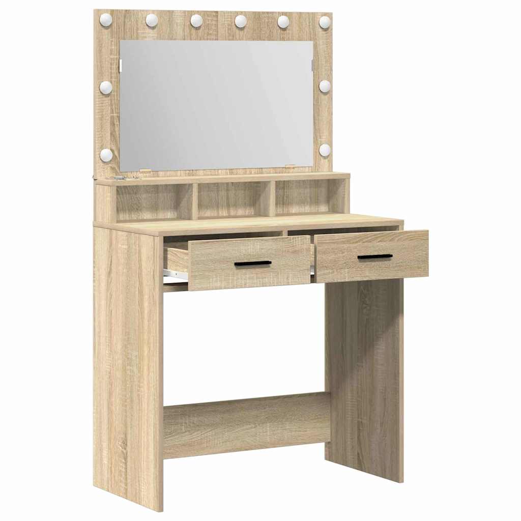 Τραπέζι περιποίησης Δρύς Sonoma 79 x 41 x 135 εκ.