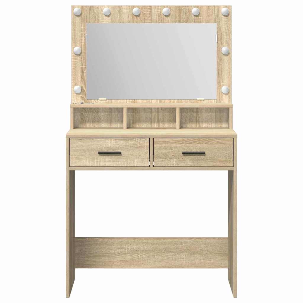 Τραπέζι περιποίησης Δρύς Sonoma 79 x 41 x 135 εκ.