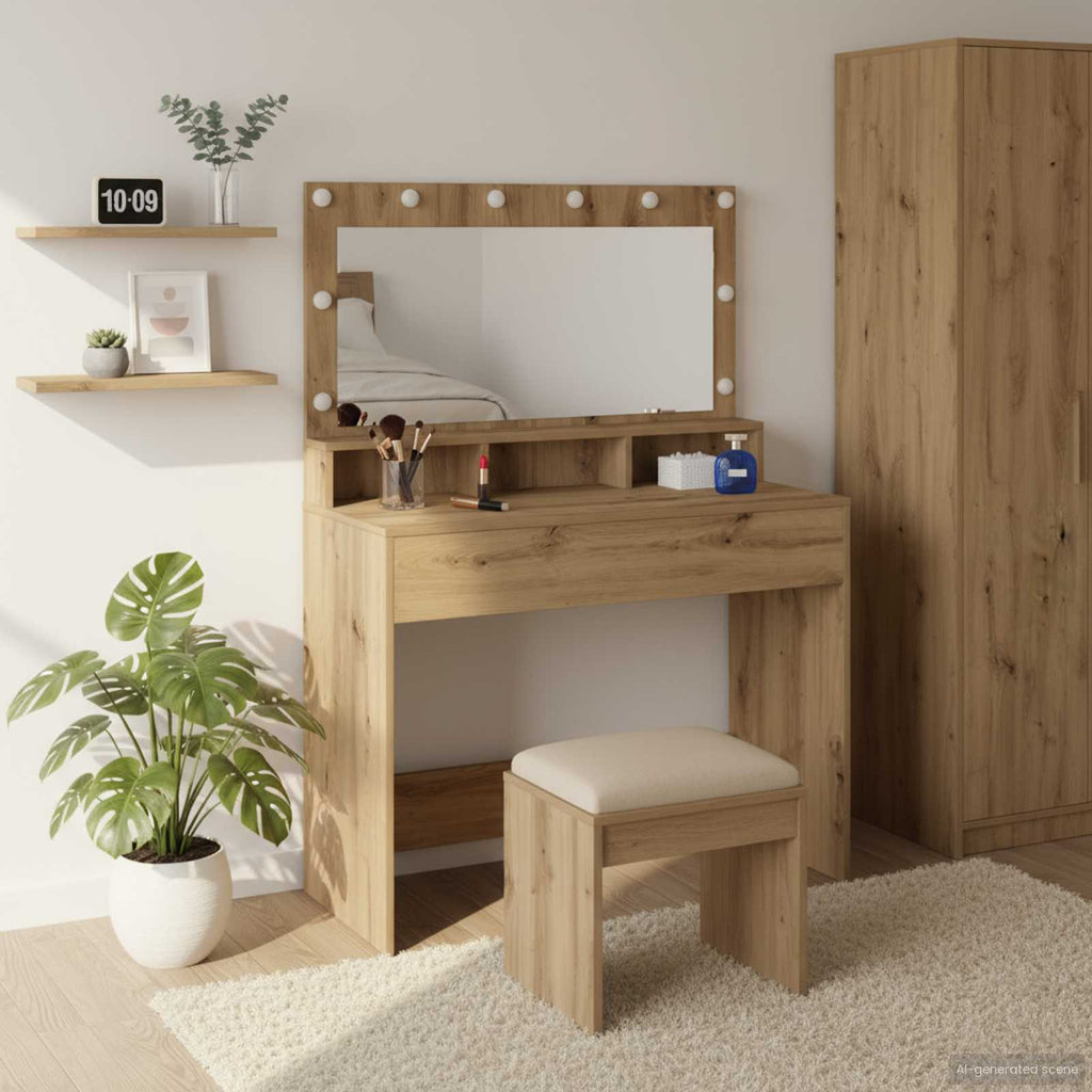 Τραπέζι περιποίησης Artisan Oak 100 x 41 x 135 εκ.