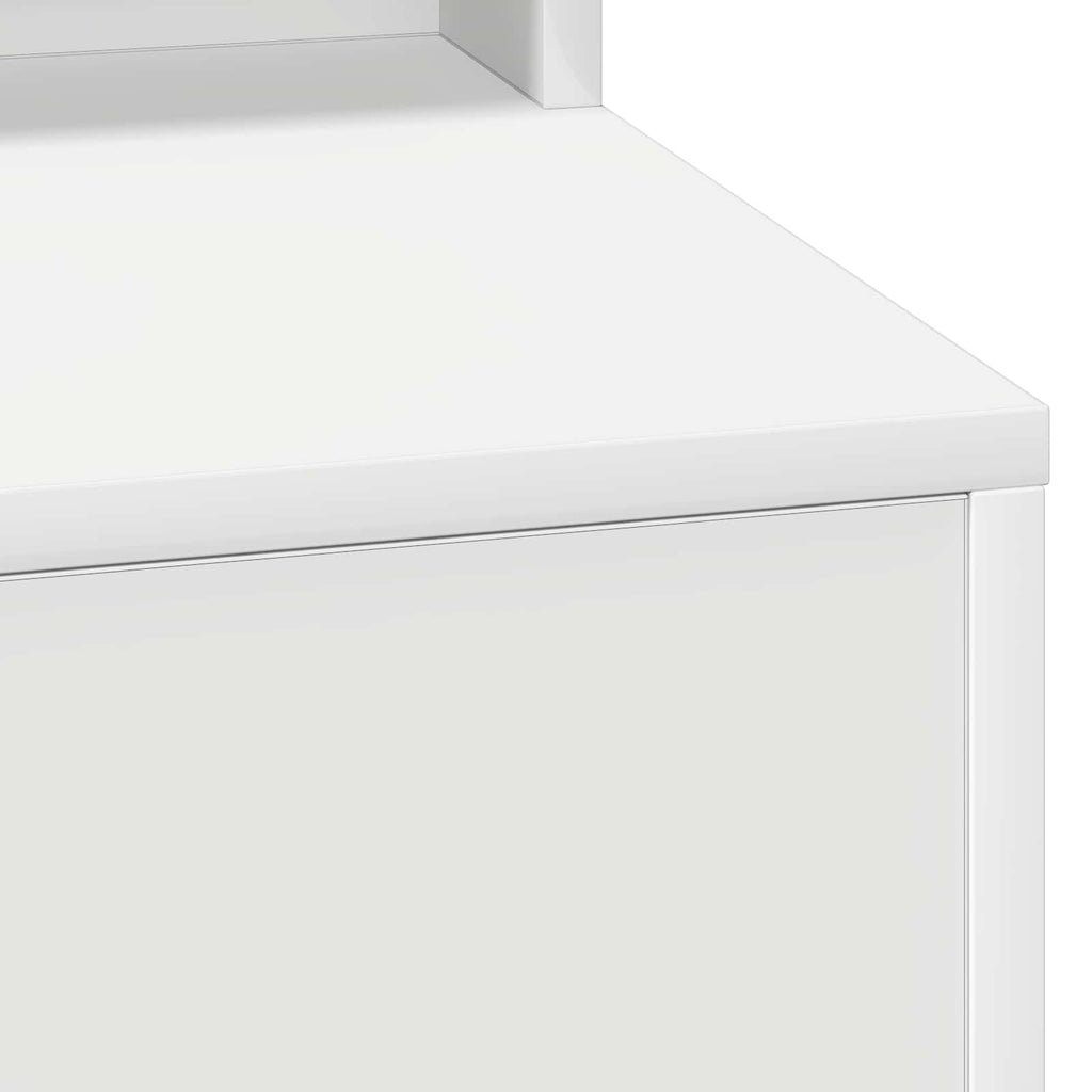 Τραπέζι περιποίησης Λευκό 50 x 41 x 135 εκ Επεξεργασμένο Ξύλο