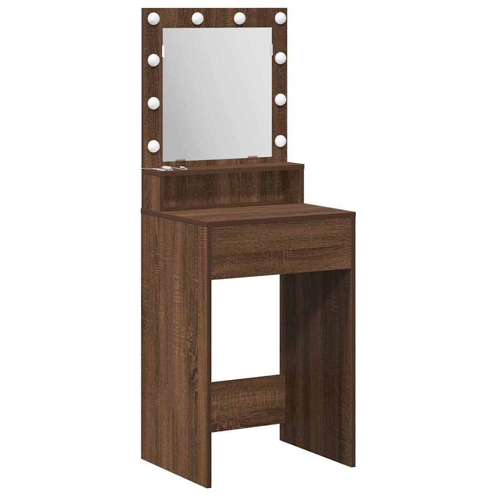 Τραπέζι περιποίησης Καφέ δρυς 50 x 41 x 135 εκ