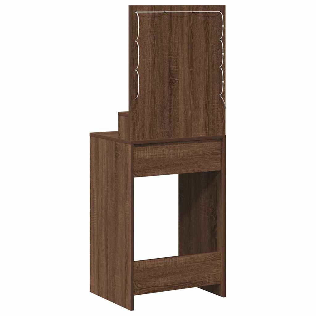 Τραπέζι περιποίησης Καφέ δρυς 50 x 41 x 135 εκ